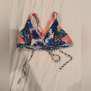 Maaji Blue and Pink Swim Top